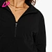 cropped quarter zip